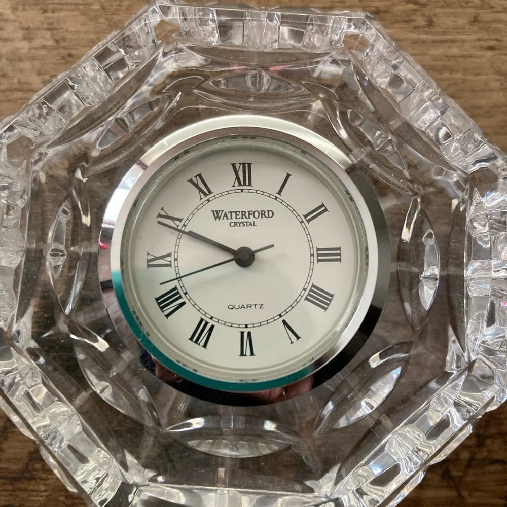 Waterford Crystal Desk Clock
